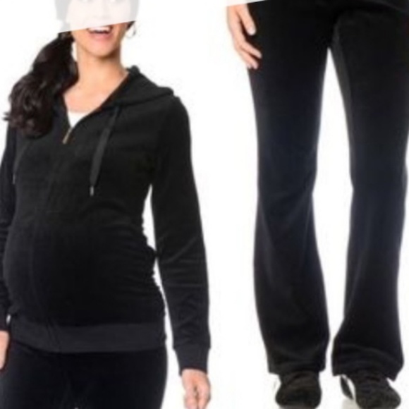 maternity velour tracksuit
